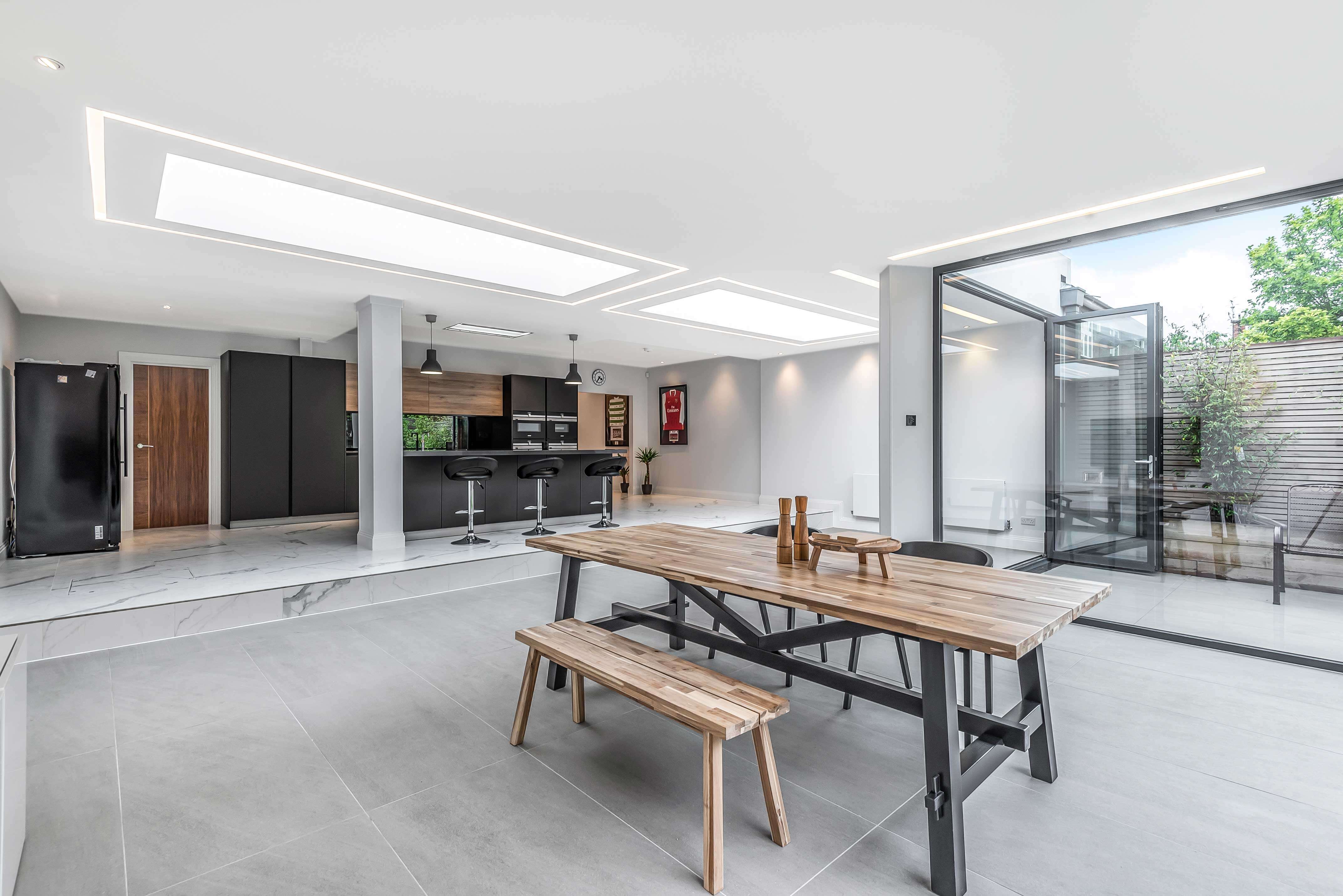 Finished kitchen, Southdown Avenue project by UrbanWorks
